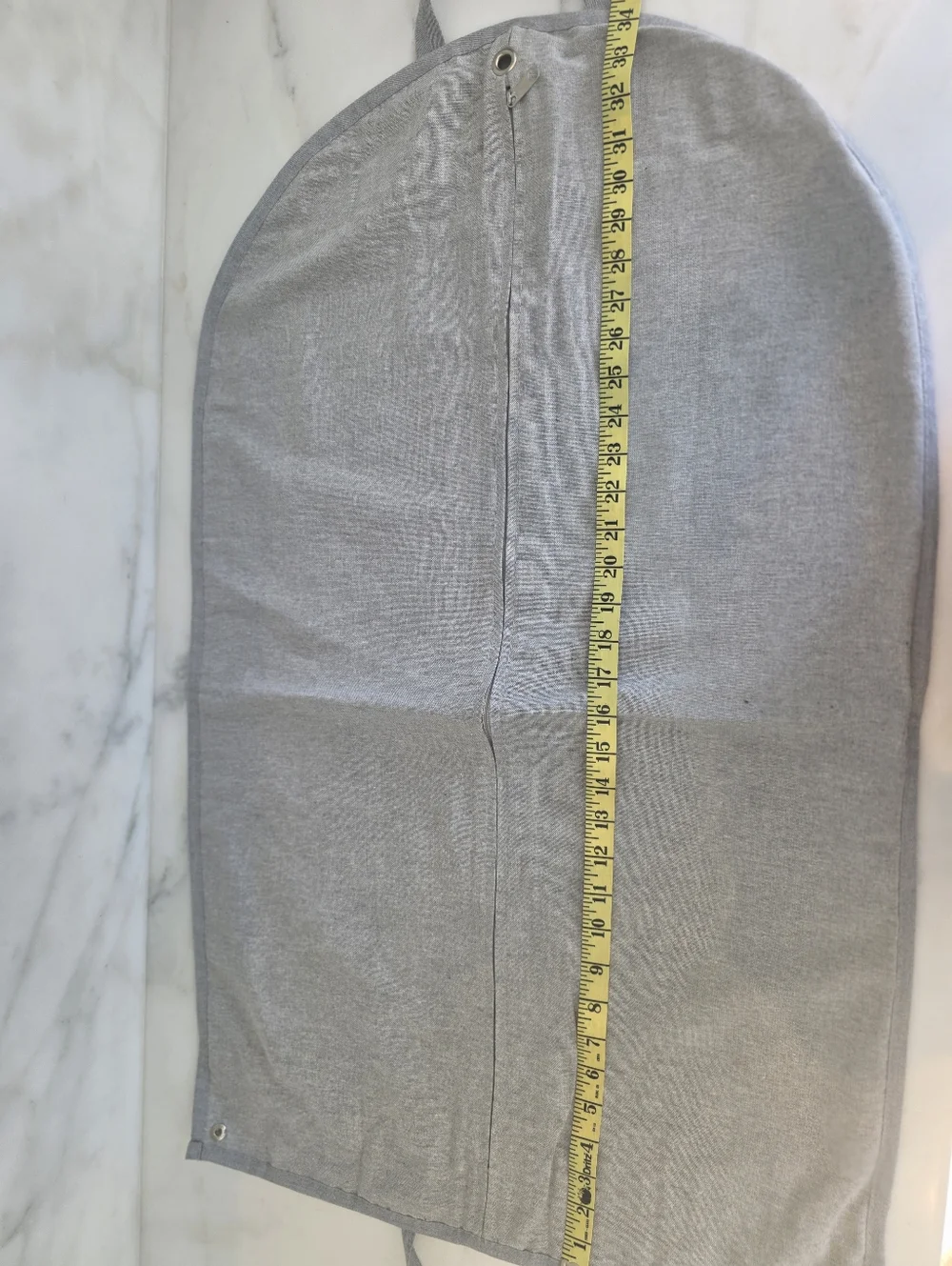 Brunello Cucinelli Gray Garment Bag – Large Travel Dust Bag w/ Handles & Zipper